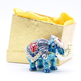 Foto 4 | Foto 4 | Caja De Abalorios Sevenbees Para Joyas Esmaltadas Con Forma De Elefante Pequeño - Venta Internacional.