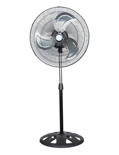 Foto 1 | Foto 1 | Ventilador De Pedestal Negro De 20'' Aspas Metálicas Tecnovent
