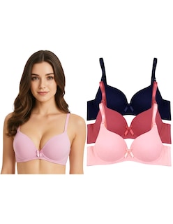 Foto 1 | Foto 1 | Paquete Con 3 Brasieres Push Up Aumenta Hasta 2 Tallas