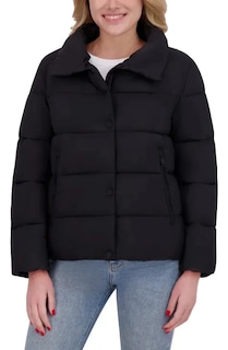 Foto 7 | Foto 7 | Dkny Chamarra Acolchada Para Mujer Con Cuello De Peluche Removible – Negra
