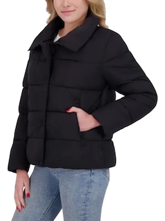 Foto 6 | Foto 6 | Dkny Chamarra Acolchada Para Mujer Con Cuello De Peluche Removible – Negra