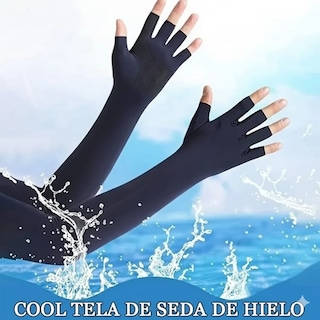 Foto 2 | Foto 2 | Mangas Protectoras Lab.g Brazo Uv Para Sol Con Guante Dos Dedos Azul