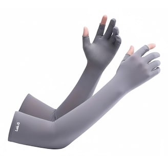 Foto 1 | Foto 1 | Mangas Protectoras Lab.g Brazo Uv Para Sol Con Guante Dos Dedos Gris