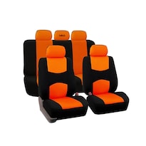 Fundas Asientos Lab.g Vehículo 9 Piezas Genérico Naranja