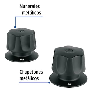 Foto 2 | Foto 2 | Juego De 2 Manerales Para Regadera Eo Safe Imports Esi-23350 Negro