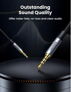 Foto 8 | Foto 8 | Cable Auxiliar Ugreen 3.5mm Macho A Macho 4 Polos Audio Estéreo