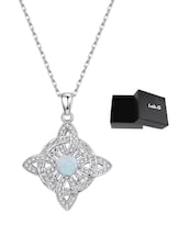 Collar Lab.G de Plata para Mujer