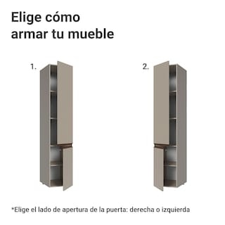 Foto 4 | Foto 4 | Alacena Armario Despensero Madesa Nice 40cm Crema