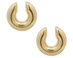 Arete Simulador Ear Cuffs Chapa de Oro 18k Horoz Ch556