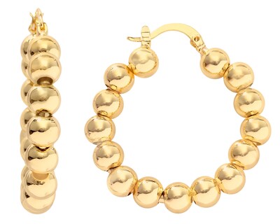 Foto 2 | Foto 2 | Arracadas Redondas Bolitas Lisas Chapa de Oro 18k Horoz Ch795