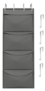 Foto 1 | Foto 1 | Organizador de Juguetes Xtellar Colgante con Bolsillos de Malla Gris