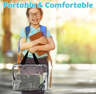 Foto 4 | Foto 4 | Bolsas Organizadoras Xtellar Transparentes con Cremallera y Etiquetas