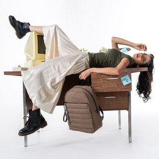 Foto 5 | Foto 5 | Mochila Para Laptop 15 Pulgadas Cool Capital Modelo Sora – Color Café