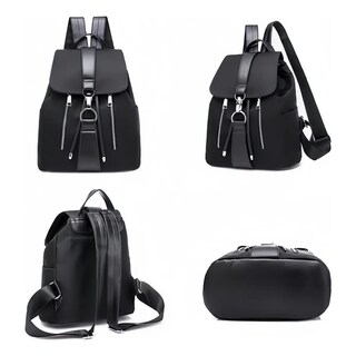 Foto 3 | Foto 3 | Mochila Antirrobo De Moda Para Mujer Pequeña Y Práctica Eo Safe Imports Esi-23417 Negro