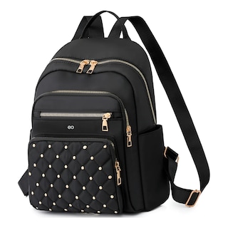 Foto 1 | Foto 1 | Mochila Negro Mujer Con Estilo Moderno Y Remaches Dorados Eo Safe Imports Esi-23415 Negro