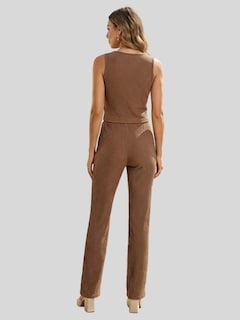 Foto 6 | Foto 6 | Conjunto Casual Conj-096 Café para Mujer 3 Piezas