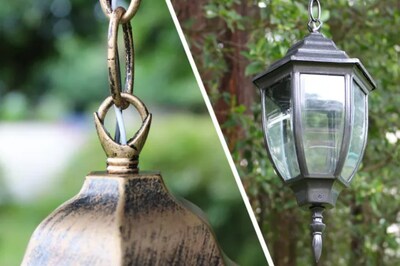 Foto 4 | Foto 4 | Lámpara De Techo Xtellar Linterna Hexagonal Retro Aluminio Negro