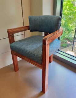 Foto 4 | Foto 4 | Comedor Moderno Circular De Madera Para 4 Personas Color Azul