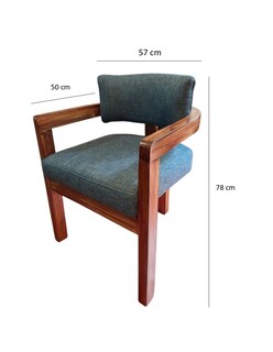 Foto 7 | Foto 7 | Comedor Moderno Circular De Madera Para 4 Personas Color Azul