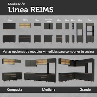 Foto 8 | Foto 8 | Gabinete Superior Cocina Madesa Reims 1 Puerta 60cm Negro