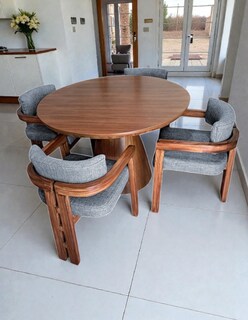 Foto 2 | Foto 2 | Comedor Moderno Para 4 Personas De Madera Color Gris