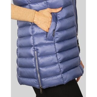 Foto 4 | Foto 4 | Chaleco Largo Capitonado Para Mujer Con Bolsos Al Costado Greenlander Azul