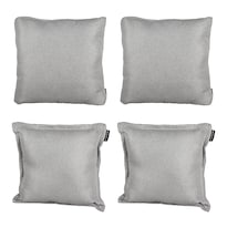 Set De 4 Cojines Decorativos Dicasa 2 Kappa + 2 Zita Color Gris Arena