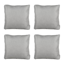 Set De 4 Cojines Decorativos Dicasa Zita Color Gris Arena