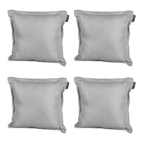 Set De 4 Cojines Decorativos Dicasa Kappa Color Gris Arena