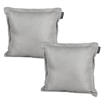 Set De 2 Cojines Decorativos Dicasa Kappa Color Gris Arena