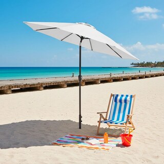 Foto 2 | Foto 2 | Sombrilla Lab.g De Jardín Exterior Plegable Inclinación Blanca