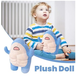 Foto 3 | Foto 3 | Juguete Belug Peluche Musculoso De Tiburón Azul