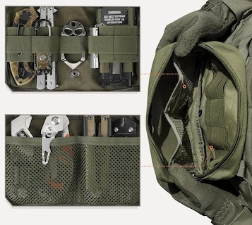 Foto 3 | Foto 3 | Bolsa Tactica Belug Militar Multifuncional Verde