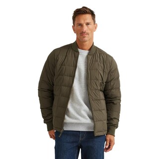 Foto 1 | Foto 1 | Chamarra Eddie Bauer Shaw Down Bomber Para Hombre Verde Oscuro