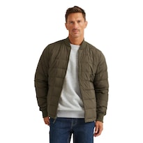 Chamarra Eddie Bauer Shaw Down Bomber Para Hombre Verde Oscuro