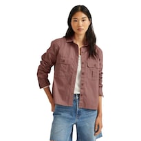 Camisa Eddie Bauer Ripstop Utility Para Mujer Rosa
