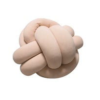 Cojín Bola Grande 50 Cm Beige Decorativo Hogar