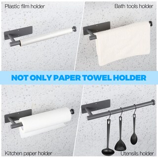 Foto 5 | Foto 5 | Soporte Para Toallas De Papel Lism Montaje En Pared Para Debajo Del Armario Acero Inoxidable - Venta Internacional.