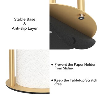 Foto 5 | Foto 5 | Soporte Para Toallas De Papel Niffgaff Gold Premium De Acero Inoxidable - Venta Internacional.