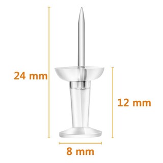 Foto 3 | Foto 3 | Push Pins Yalis 600 Unidades Cabeza De Plástico Transparente Y Punta De Acero - Venta Internacional.