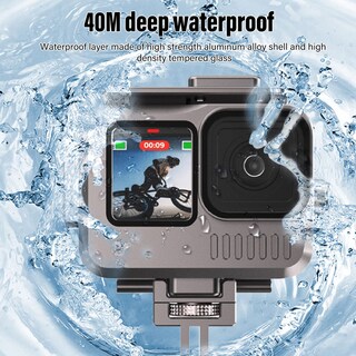 Foto 2 | Foto 2 | Estuche Impermeable Acogedor Para Gopro 11/10/9 De Hasta 40 M - Venta Internacional.