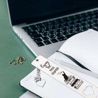 Foto 4 | Foto 4 | Marcador Thrxobn De Acero Inoxidable Con Diseño De Gato 13 Cm X 2 5 Cm - Venta Internacional.