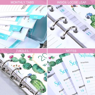 Foto 6 | Foto 6 | Planner Rellena El Maaibok 2024 De Enero A Diciembre Tamaño A5 7 Agujeros Semanalmente Y Mensualmente - Venta Internacional.