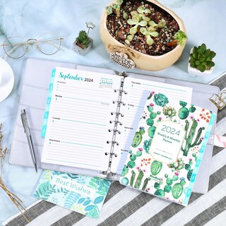 Foto 7 | Foto 7 | Planner Rellena El Maaibok 2024 De Enero A Diciembre Tamaño A5 7 Agujeros Semanalmente Y Mensualmente - Venta Internacional.