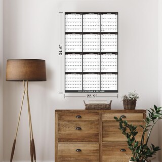 Foto 2 | Foto 2 | Calendario De Pared Artfan 2025 Anual 34 6 X 22 10 Cm Borrado En Seco Y Húmedo - Venta Internacional.