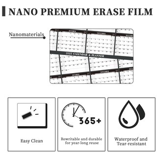 Foto 4 | Foto 4 | Calendario De Pared Artfan 2025 Anual 34 6 X 22 10 Cm Borrado En Seco Y Húmedo - Venta Internacional.