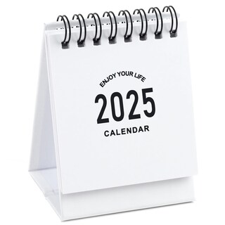 Foto 1 | Foto 1 | Calendario De Escritorio Stiamvd 2025-2026 En Miniatura Blanco Con Pegatinas - Venta Internacional.