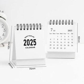 Foto 2 | Foto 2 | Calendario De Escritorio Stiamvd 2025-2026 En Miniatura Blanco Con Pegatinas - Venta Internacional.