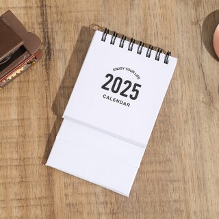 Foto 3 | Foto 3 | Calendario De Escritorio Stiamvd 2025-2026 En Miniatura Blanco Con Pegatinas - Venta Internacional.