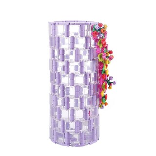 Foto 3 | Foto 3 | Kit De Construcción De Floreros Botanical Diy 473 Piezas Con Jarrón Transparente - Venta Internacional.